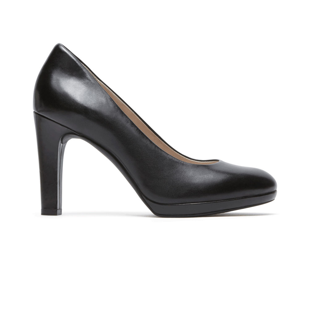 Rockport Hæler Sko Dame Svart - Seven To 7 Ally Plain - AVGJ01498